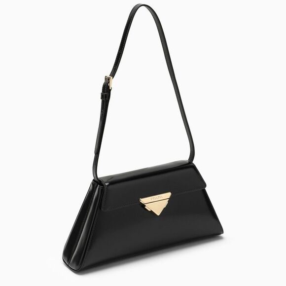 Prada Medium Black Brushed Leather Bag - Picture 2 of 6
